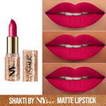 Buy Shakti By NY Bae Creamy Matte Lipstick - Free Spin 2 (4.2 g) | Pink | Bold Matte Finish | Rich Colour Payoff | Long lasting | Smooth Application | Nourishing | Cruelty & Paraben Free - Purplle