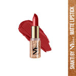 Buy Shakti By NY Bae Creamy Matte Lipstick - Groove 4 (4.2 g) | Nude | Bold Matte Finish | Rich Colour Payoff | Long lasting | Smooth Application | Nourishing | Cruelty & Paraben Free - Purplle