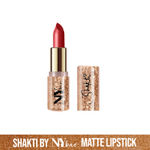 Buy Shakti By NY Bae Creamy Matte Lipstick - Groove 4 (4.2 g) | Nude | Bold Matte Finish | Rich Colour Payoff | Long lasting | Smooth Application | Nourishing | Cruelty & Paraben Free - Purplle