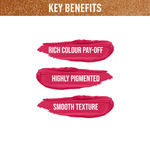 Buy Shakti By NY Bae Creamy Matte Lipstick - Dos-A-Dos 17 (4.2 g) | Pink | Bold Matte Finish | Rich Colour Payoff | Long lasting | Smooth Application | Nourishing | Cruelty & Paraben Free - Purplle