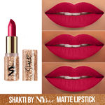 Buy Shakti By NY Bae Creamy Matte Lipstick - Dos-A-Dos 17 (4.2 g) | Pink | Bold Matte Finish | Rich Colour Payoff | Long lasting | Smooth Application | Nourishing | Cruelty & Paraben Free - Purplle