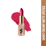 Buy Shakti By NY Bae Creamy Matte Lipstick - Dos-A-Dos 17 (4.2 g) | Pink | Bold Matte Finish | Rich Colour Payoff | Long lasting | Smooth Application | Nourishing | Cruelty & Paraben Free - Purplle
