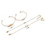 Buy Ferosh Elena 4 Pcs Bracelet Set - Purplle