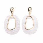 Buy Ferosh Calvino Open Loop Golden Earrings - Purplle