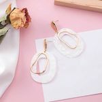 Buy Ferosh Calvino Open Loop Golden Earrings - Purplle