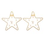 Buy Ferosh Dea Shining Star Pearl Statement Stud Earrings - Purplle