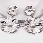 Buy Ferosh Florinio Silver Sunflower Drop Earrings - Purplle