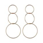 Buy Ferosh Olexa Intertwined Loop Silver Street Smart Earrings - Purplle