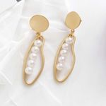 Buy Ferosh Sera Pearl-Drop Gold Earrings - Purplle