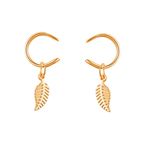 Buy Ferosh Juniper Golden Leaf Ear Clip - Purplle