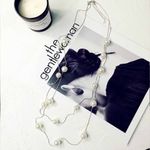 Buy Ferosh Mireya Dual-Layered Silver Pearl Necklace - Purplle