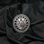 Buy Ferosh Nivitha Silver Oxidized Turtle Statement Ring - Purplle