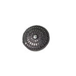 Buy Ferosh Vishali Circular Silver Oxidized Statement Ring - Purplle