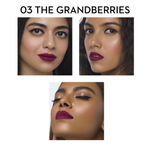 Buy SUGAR Cosmetics Matte Attack Lipstick for Women | Transferproof & Smudgeproof | Lasts upto 12hrs | Enriched With Jojoba Oil | 2gm - The Grandberries - Purplle