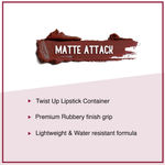 Buy SUGAR Cosmetics Matte Attack Lipstick for Women | Transferproof & Smudgeproof | Lasts upto 12hrs | Enriched With Jojoba Oil | 2gm - Tan Halen - Purplle