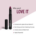 Buy SUGAR Cosmetics Matte Attack Lipstick for Women | Transferproof & Smudgeproof | Lasts upto 12hrs | Enriched With Jojoba Oil | 2 gm - Daft Pink - Purplle