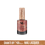 Buy Shakti By NY Bae Nail Lacquer - Brooklyn Belly Dance 7 (9 ml) | Blue & Peach | Glitter Top Coat | Shimmery Finish | Rich Colour Payoff | Chip Resistant | Long lasting | Non-Yellowing | One Swipe Application | Cruelty Free - Purplle