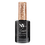 Buy Shakti By NY Bae Nail Lacquer - Manhattan Hustle Dance 1 (9 ml) | Black | Metallic Finish | Rich Pigment | Chip Resistant | Long lasting | Quick Drying | One Swipe Application | Cruelty Free - Purplle