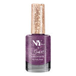 Buy Shakti By NY Bae Nail Lacquer - City Island Otea 5 (9 ml) | Purple | Metallic Finish | Rich Pigment | Chip Resistant | Long lasting | Quick Drying | One Swipe Application | Cruelty Free - Purplle