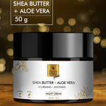 Buy Good Vibes Plus Shea Butter + Aloe Vera Nourishing + Soothing Night Cream | Moisturizing, Soothing | No Parabens, No Sulphates, No Mineral Oil (50 gm) - Purplle