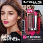 Buy Maybelline New York Color Sensational Creamy Matte Lipstick, 670 Ravishing Rose (4.2 g) - Purplle