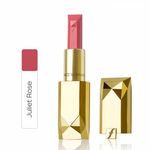 Buy Faces Canada Belle De Luxe Lipstick | Luxurious Color | Flawless Plush Lips | Enriched with Rose extracts | High Precision Jewel Cut Design | Shade - Juliet Rose 3.8g - Purplle