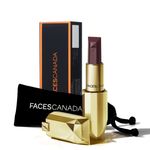 Buy Faces Canada Belle De Luxe Lipstick | Luxurious Color | Flawless Plush Lips | Enriched with Rose extracts | High Precision Jewel Cut Design | Shade - Poison Ivy 3.8g - Purplle