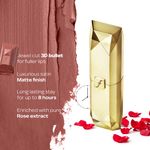 Buy Faces Canada Belle De Luxe Lipstick | Luxurious Color | Flawless Plush Lips | Enriched with Rose extracts | High Precision Jewel Cut Design | Shade - Charlotte Nude 3.8g - Purplle