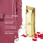 Buy Faces Canada Belle De Luxe Lipstick | Luxurious Color | Flawless Plush Lips | Enriched with Rose extracts | High Precision Jewel Cut Design | Shade - Victorian Mauve 3.8g - Purplle
