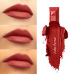 Buy Faces Canada Belle De Luxe Lipstick | Luxurious Color | Flawless Plush Lips | Enriched with Rose extracts | High Precision Jewel Cut Design | Shade - Jolie Amor 3.8g - Purplle