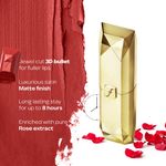 Buy Faces Canada Belle De Luxe Lipstick | Luxurious Color | Flawless Plush Lips | Enriched with Rose extracts | High Precision Jewel Cut Design | Shade - Jolie Amor 3.8g - Purplle