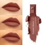 Buy Faces Canada Belle De Luxe Lipstick | Luxurious Color | Flawless Plush Lips | Enriched with Rose extracts | High Precision Jewel Cut Design | Shade - Russet Allure 3.8g - Purplle