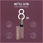 Buy SUGAR Cosmetics Mettle Satin Lipstick | Highly Pigmented & Silky Matte Finish | Creamy Texture | Mango Butter Infused | 2.2 gm - 02 Elizabeth (Rosy Cheeks Pink) - Purplle
