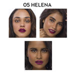 Buy SUGAR Cosmetics Mettle Satin Lipstick | Highly Pigmented & Silky Matte Finish | Creamy Texture | Mango Butter Infused | 2.2 gm - 05 Helena (Plum Berry) - Purplle