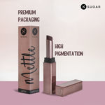 Buy SUGAR Cosmetics Mettle Satin Lipstick - 08 Eugenie (Deep Chocolate Brown) - Purplle