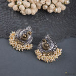 Buy Queen Be Vintage Allure Peacock Earrings - Purplle