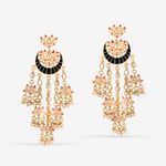 Buy Queen Be Lotus Chandelier Earrings - Purplle