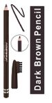 Buy Arezia Wateproof Eyebrow Pencil with Brush (Dark Brown) - Purplle