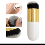Buy AY Makeup Foundation Brush with 1 Makeup Sponge Puff (Color May Vary) - Purplle