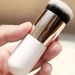 Buy AY Makeup Foundation Brush with 1 Makeup Sponge Puff (Color May Vary) 2 pc - Purplle