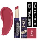 Buy Meilin Non Transfer Waterproof Matte Lipstick, 821 Pure Red - Purplle