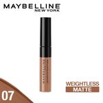 Buy Maybelline New York Sensational Liquid Matte Lipstick 07, Barely Nude (7 g) - Purplle