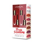 Buy L'Oreal Paris Rouge Signature pack of 2 (shade 115 + 121) (14 g) - Purplle