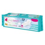 Buy everteen XL Sanitary Napkin Pads with Neem and Safflower, Cottony-Dry Top Layer for Women - 1 Pack (20 Pads, 280 mm) - Purplle