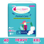 Buy everteen Period Care XXL Dry 40 Sanitary Pads 320mm with Double Flaps enriched with Neem and Safflower - 1 Pack (40 Pads) - Purplle