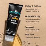 Buy mCaffeine Coffee Face Wash for Fresh & Glowing Skin (100ml) | Coffe With White Water lily | Normal to oily Skin - Purplle