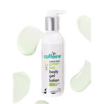 Buy mCaffeine Green Tea Body Gel Lotion (200 ml) for Oily Skin | Non Greasy Lotion for Skin Hydration and Moisturization | With Vitamin C and Shea Butter | Daily-Use - Purplle