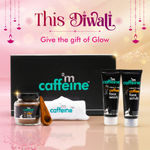 Buy mCaffeine Moment Skin Care Gift Set | Heavenly Coffee Aroma | Signature Body Scrub + Face Wash + Scrub | 300 gm, Combo of 5 | Diwali Skincare Gift Box - Purplle