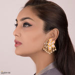 Buy Queen Be Flower Power Yellow Earrings - Purplle