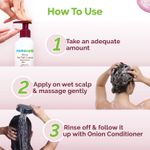 Buy Mamaearth Onion Shampoo for Hair Growth & Hair Fall Control with Onion Oil & Plant Keratin (400 ml) - Purplle